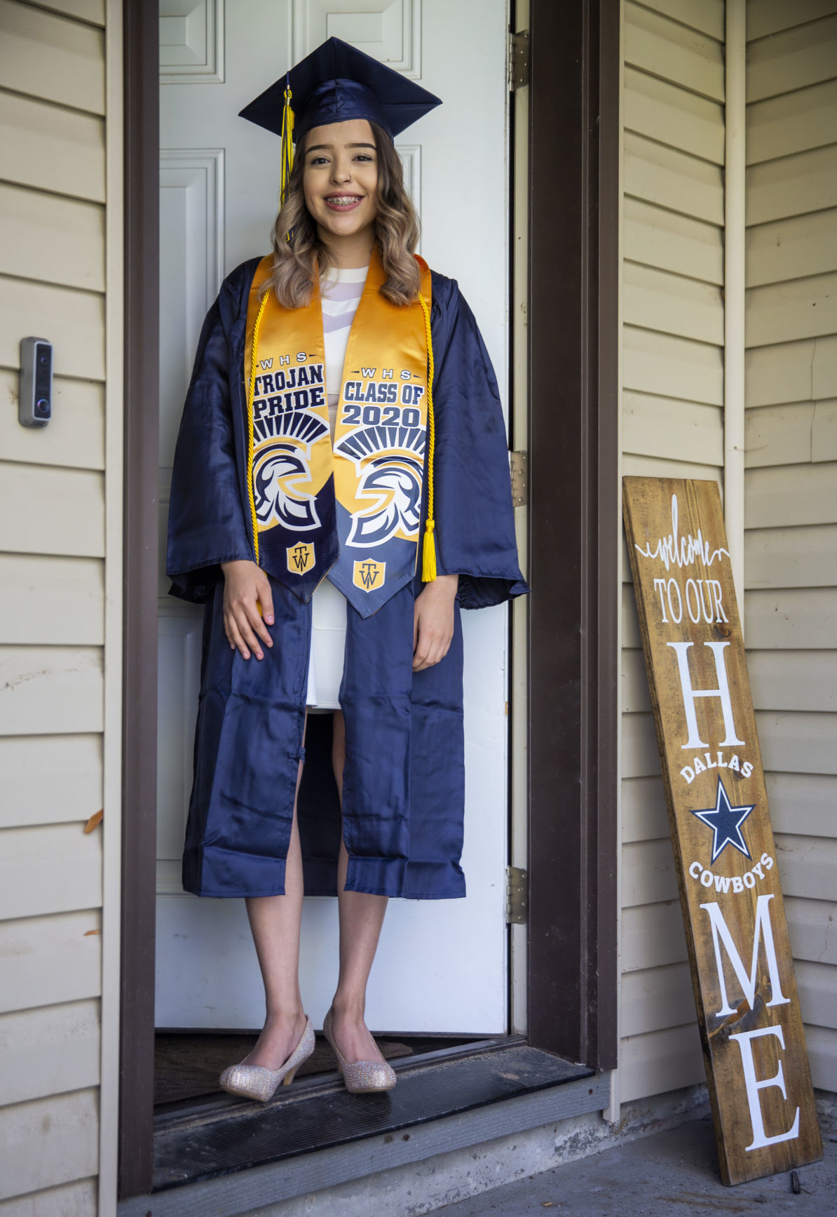 A senior year of social distancing